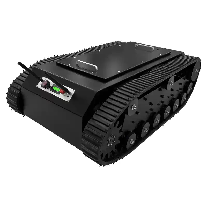 High‑Load Rubber Tracked Rescue Robot Chassis