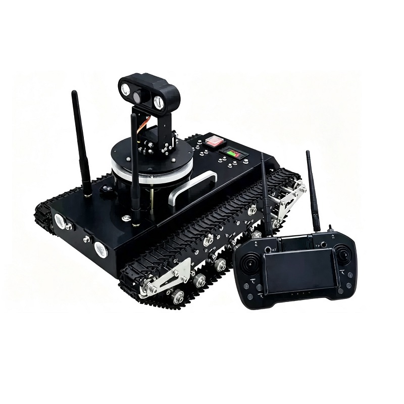 Remote Control Tracked Robot With Real-Time Video Transmission