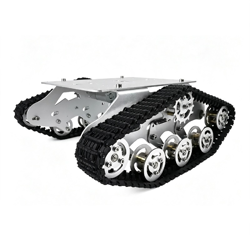 Shock Absorbing Tracked Chassis Robot Platform